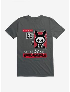 Skelanimals Dead And Cuddly T-Shirt, CHARCOAL, hi-res
