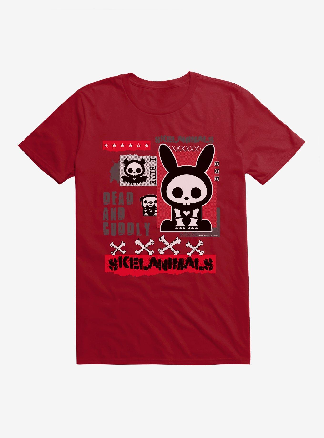 Skelanimals Dead And Cuddly T-Shirt, INDEPENDENCE RED, hi-res