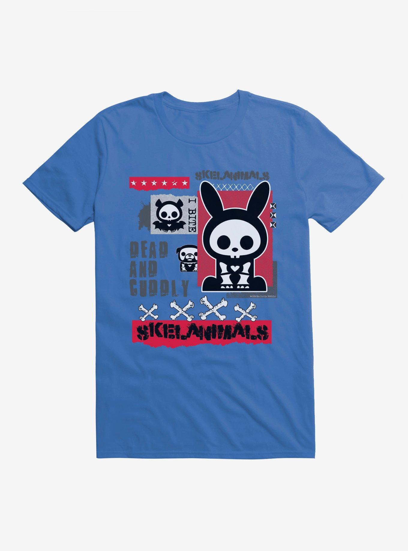 Skelanimals Dead And Cuddly T-Shirt, ROYAL BLUE, hi-res