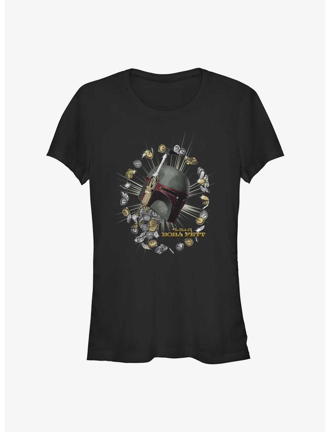 Star Wars The Book of Boba Fett All About Credits Girls T-Shirt, BLACK, hi-res