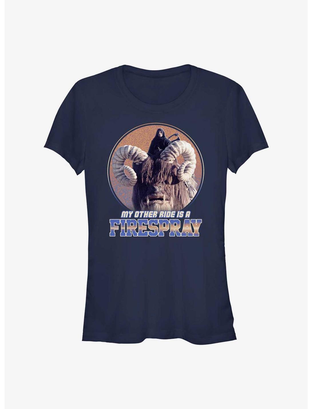 Star Wars The Book of Boba Fett Firespray Bantha Girls T-Shirt, NAVY, hi-res