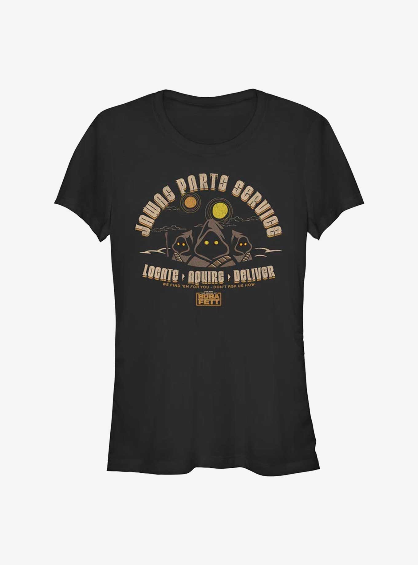Star Wars The Book of Boba Fett Jawas Parts Service Girls T-Shirt, , hi-res