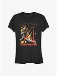Star Wars The Book of Boba Fett N-1 Starfighter Girls T-Shirt, BLACK, hi-res