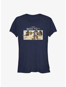 Star Wars The Book of Boba Fett Speeder Bike Pursuit Girls T-Shirt, , hi-res