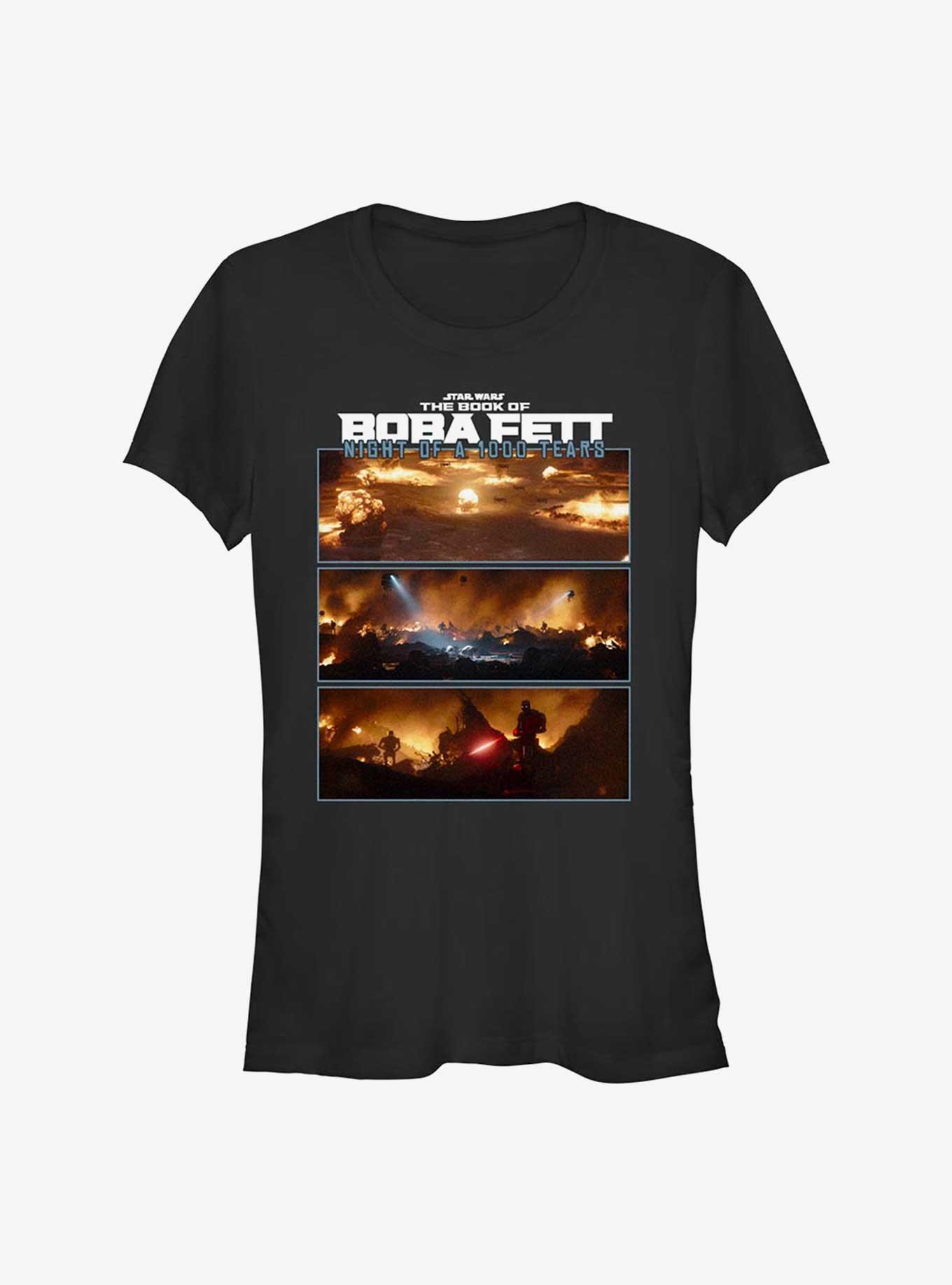 Star Wars The Book of Boba Fett Thousand Tears Girls T-Shirt, BLACK, hi-res