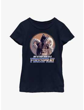 Star Wars The Book Of Boba Fett Firespray Bantha Youth Girls T-Shirt, , hi-res
