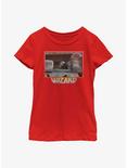 Star Wars The Book Of Boba Fett Wizard Youth Girls T-Shirt, RED, hi-res
