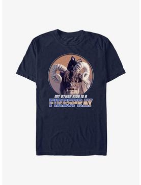 Star Wars The Book Of Boba Fett Firespray Bantha T-Shirt, NAVY, hi-res