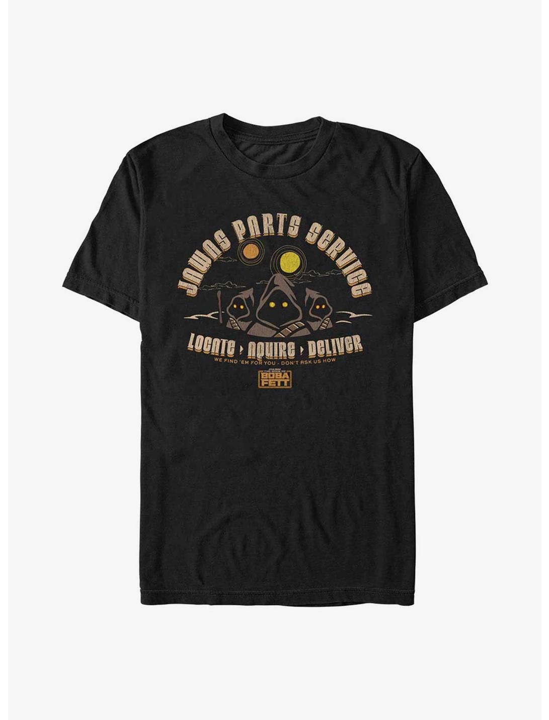Star Wars The Book Of Boba Fett Jawa Part Collection T-Shirt, BLACK, hi-res