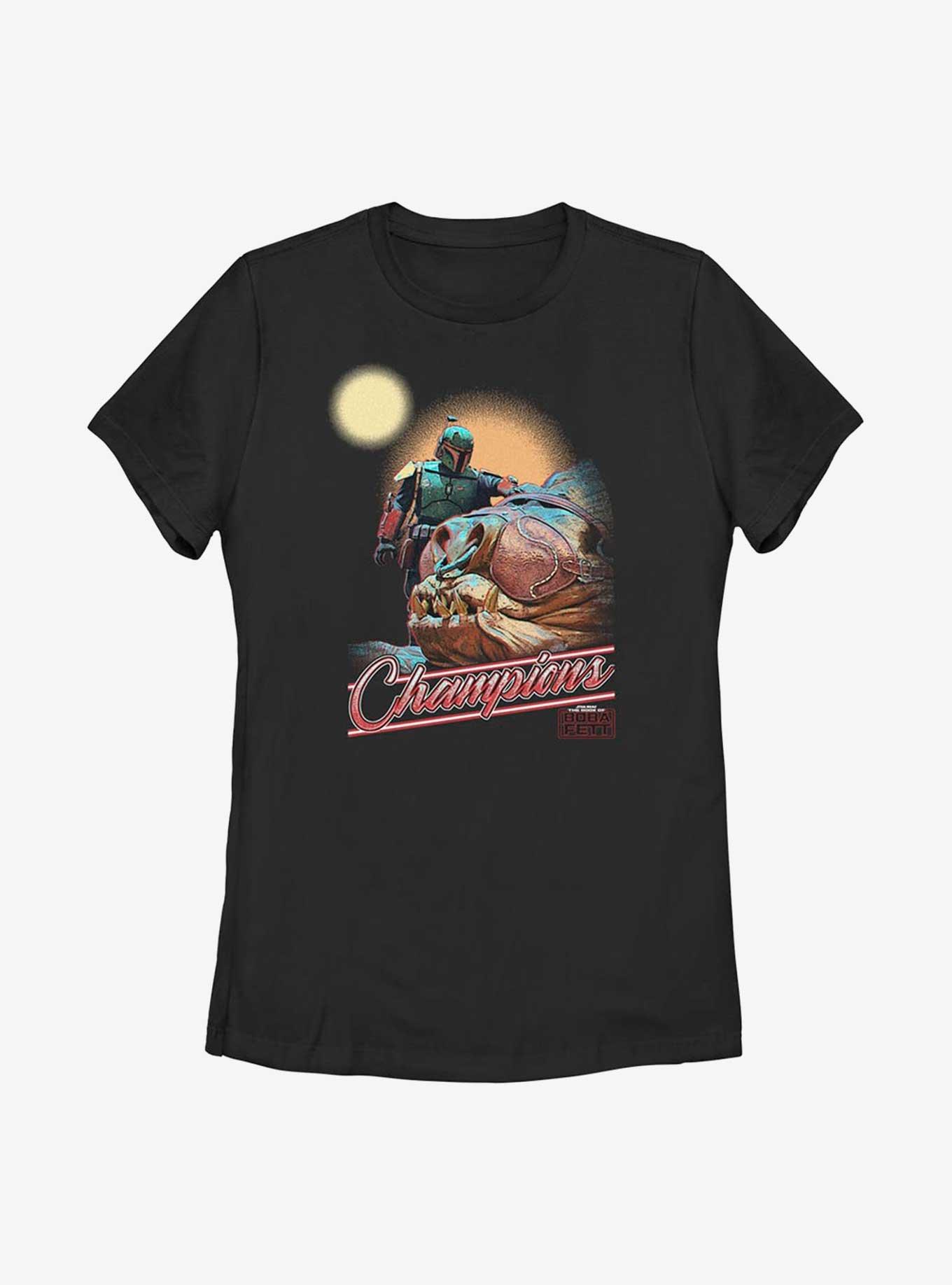 Star Wars The Book Of Boba Fett Championship Breed Womens T-Shirt, BLACK, hi-res