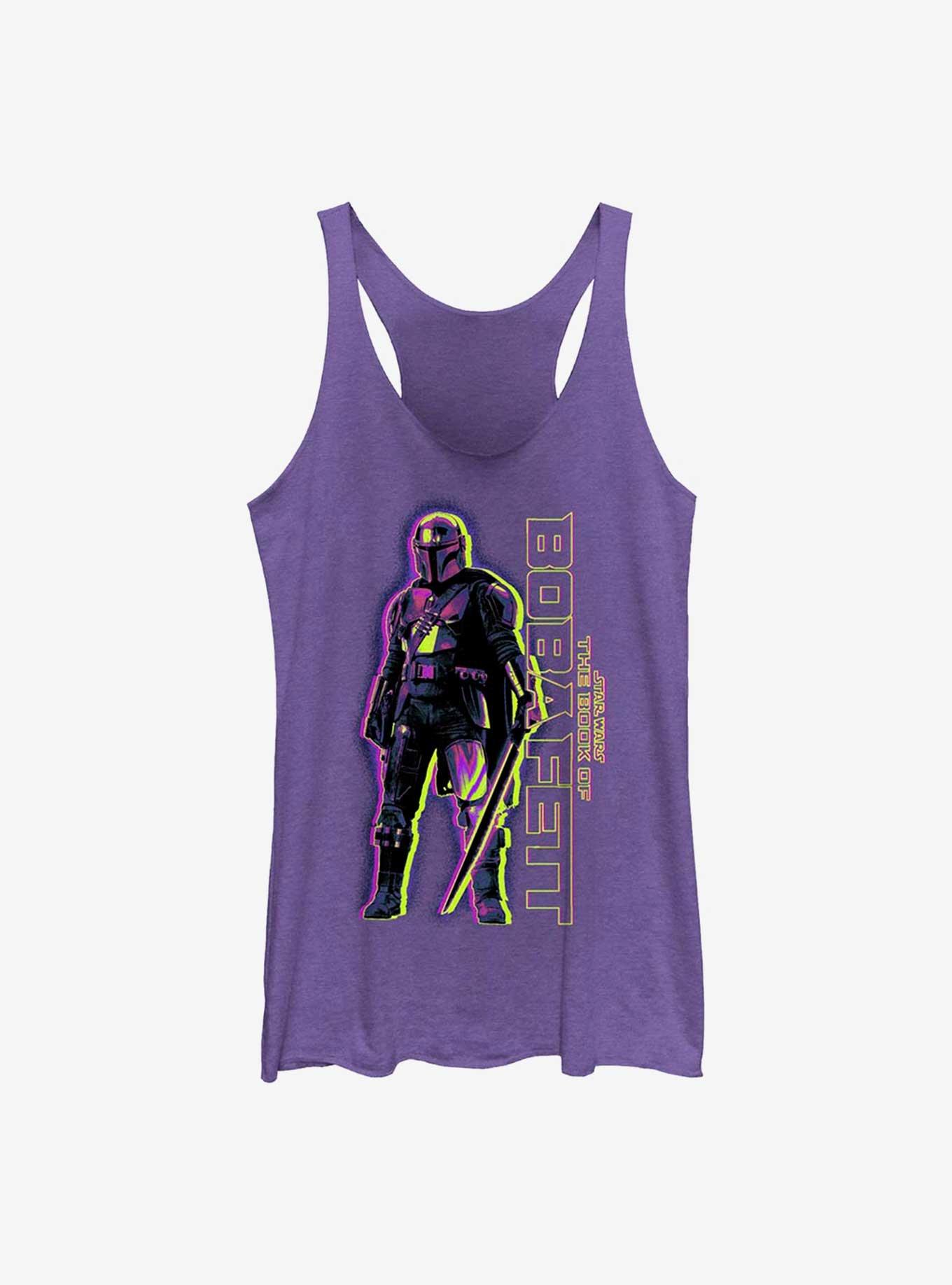 Star Wars The Book Of Boba Fett Dark Saber Hero Womens Tank Top, , hi-res