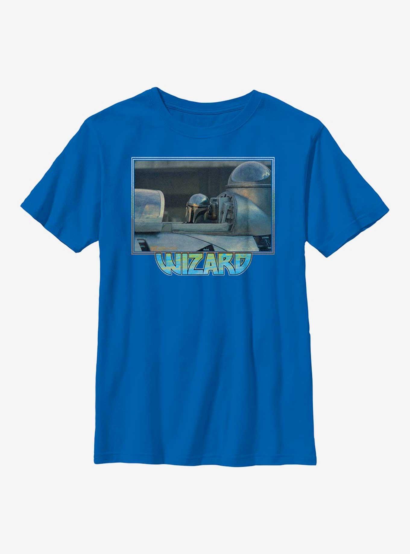 Star Wars The Book Of Boba Fett Wizard Youth T-Shirt, ROYAL, hi-res view 1