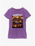 Star Wars The Book Of Boba Fett Thousand Tears Youth Girls T-Shirt, PURPLE BERRY, hi-res