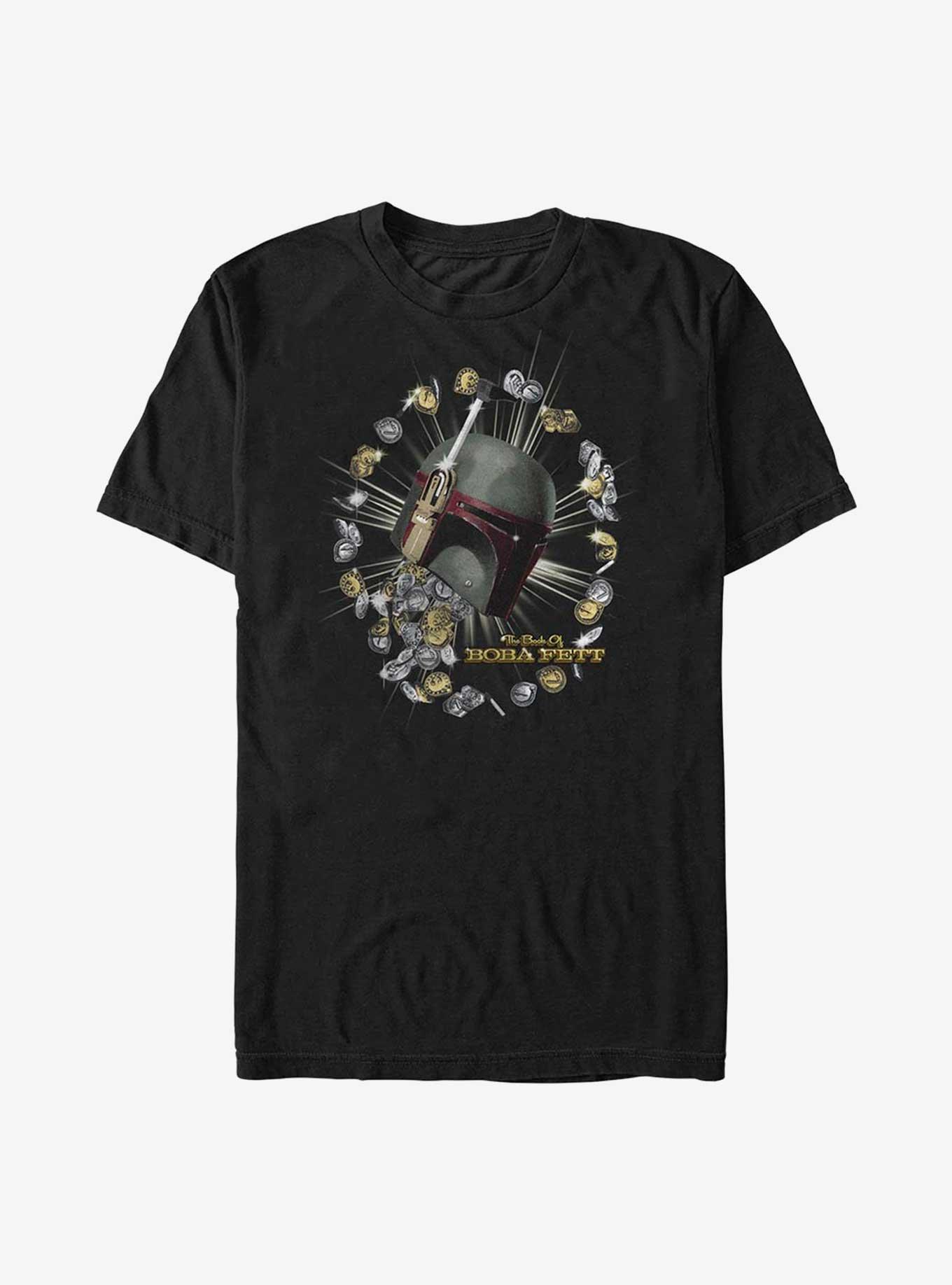 Star Wars The Book Of Boba Fett All About Credits T-Shirt, BLACK, hi-res