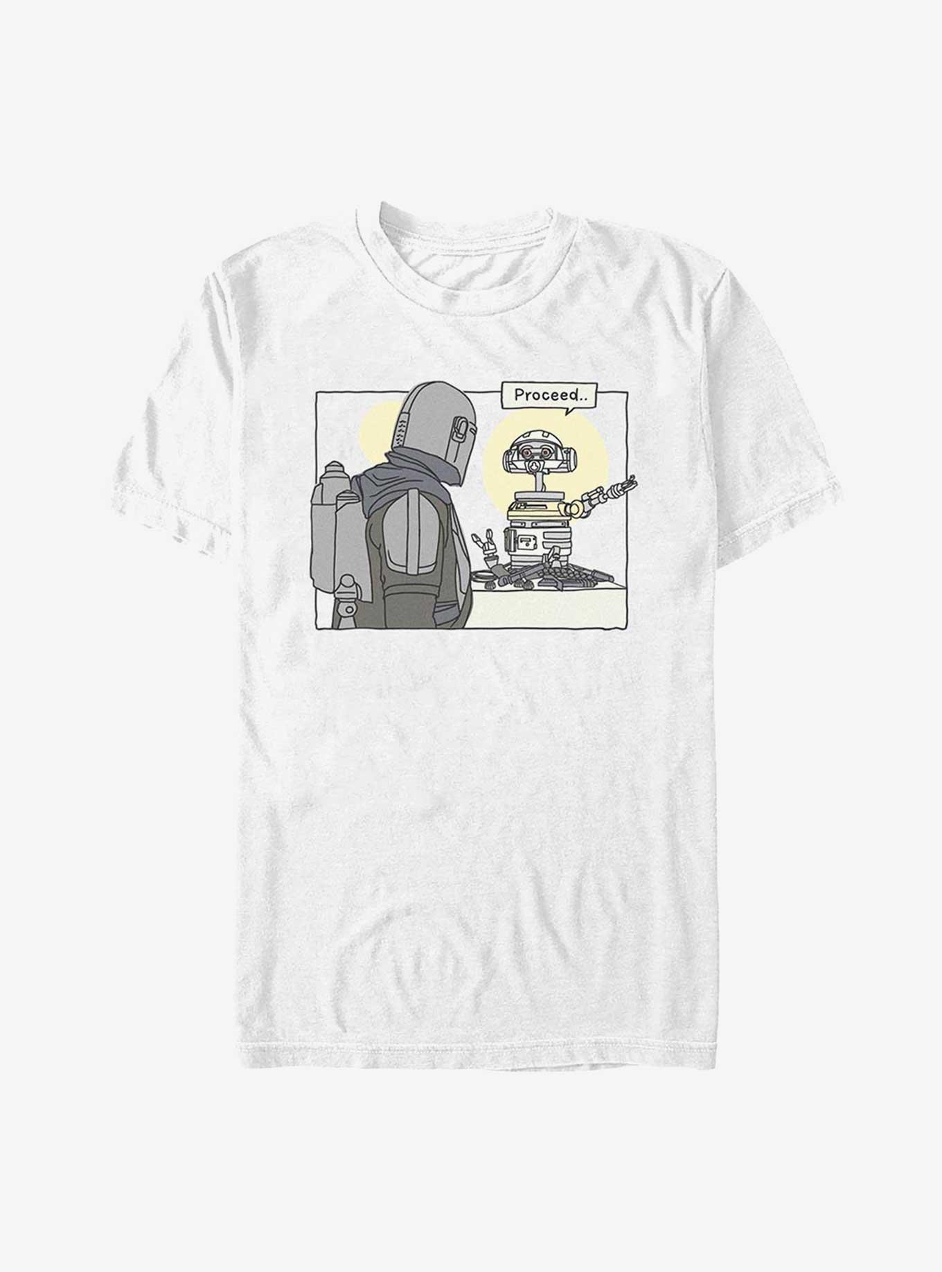 Star Wars The Book Of Boba Fett Proceed T-Shirt, WHITE, hi-res