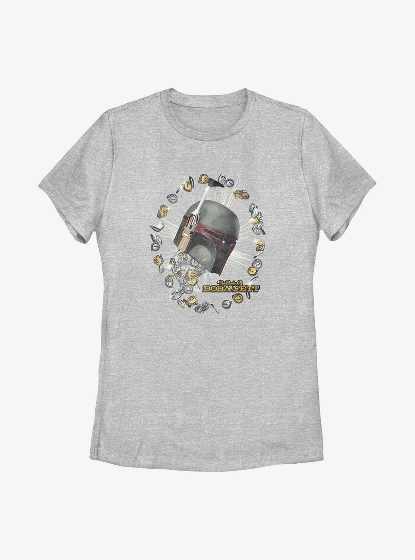 Star Wars The Book Of Boba Fett All About Credits Womens T-Shirt, ATH HTR, hi-res