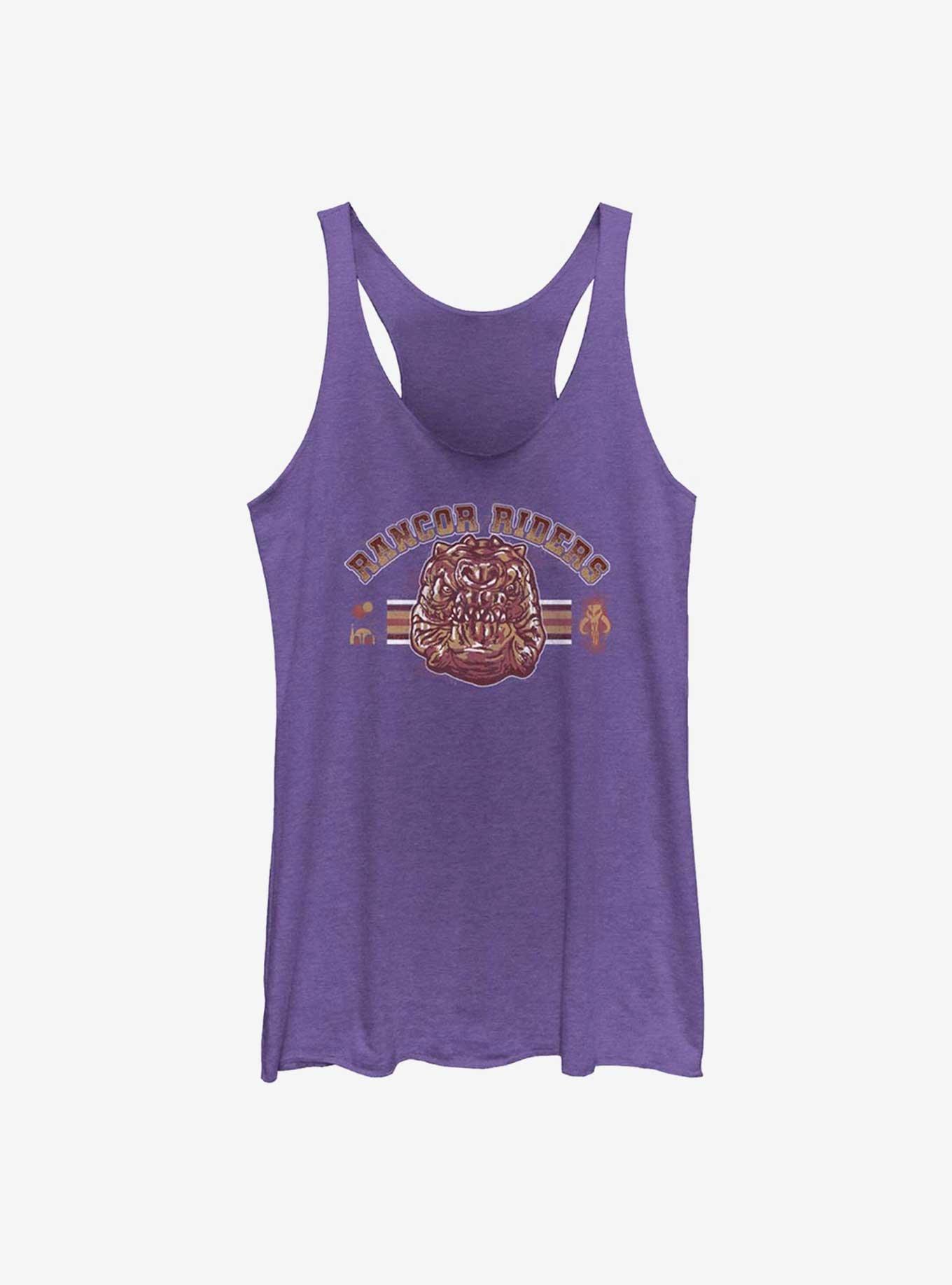 Star Wars The Book Of Boba Fett Rancor Riders Womens Tank Top, PUR HTR, hi-res