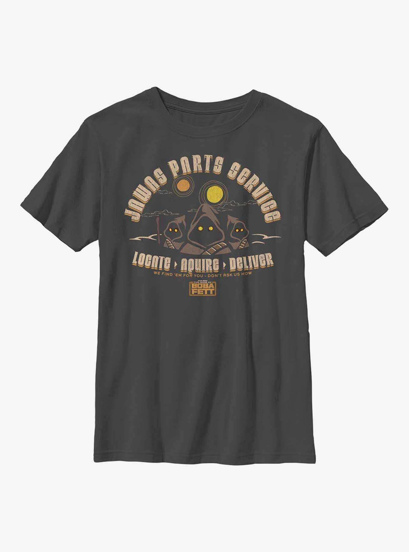 Star Wars The Book Of Boba Fett Jawa Part Collection Youth T-Shirt, RED, hi-res