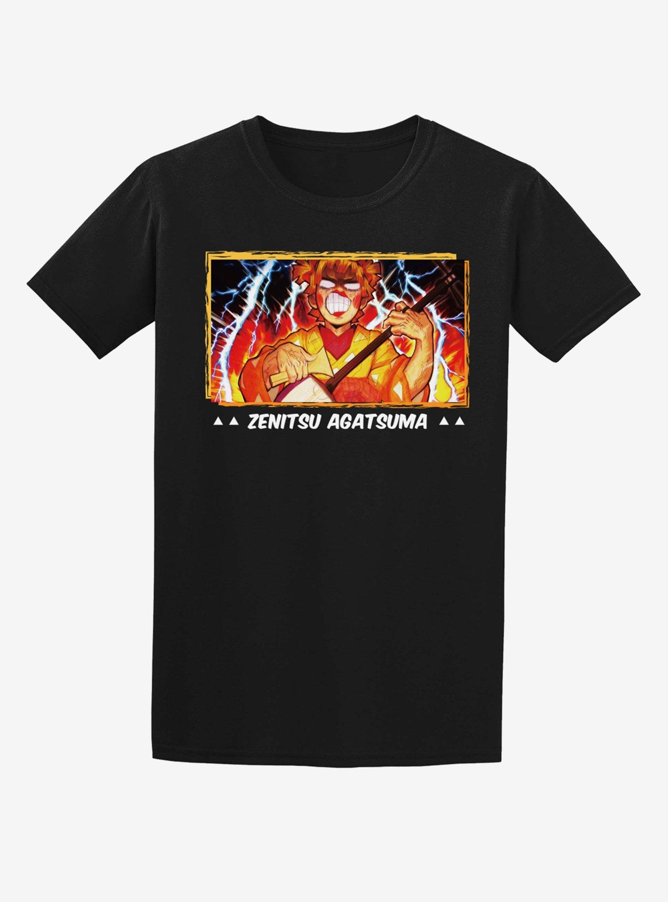 Demon Slayer: Kimetsu No Yaiba Zenitsu Panel T-Shirt, MULTI, hi-res