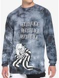 Beetlejuice Cartoon Dark Wash Long-Sleeve T-Shirt, BLACK, hi-res