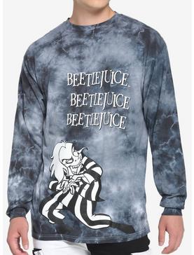 Beetlejuice Cartoon Dark Wash Long-Sleeve T-Shirt, , hi-res