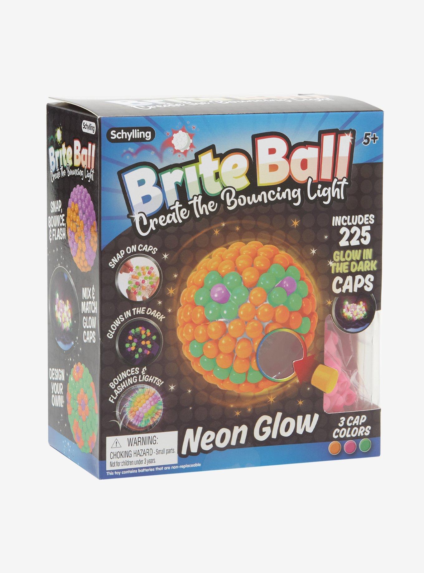 Brite Ball Neon Glow Light-Up Bouncy Ball, , hi-res