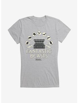 Fantastic Beasts Luggage Creature Icons Girls T-Shirt, , hi-res