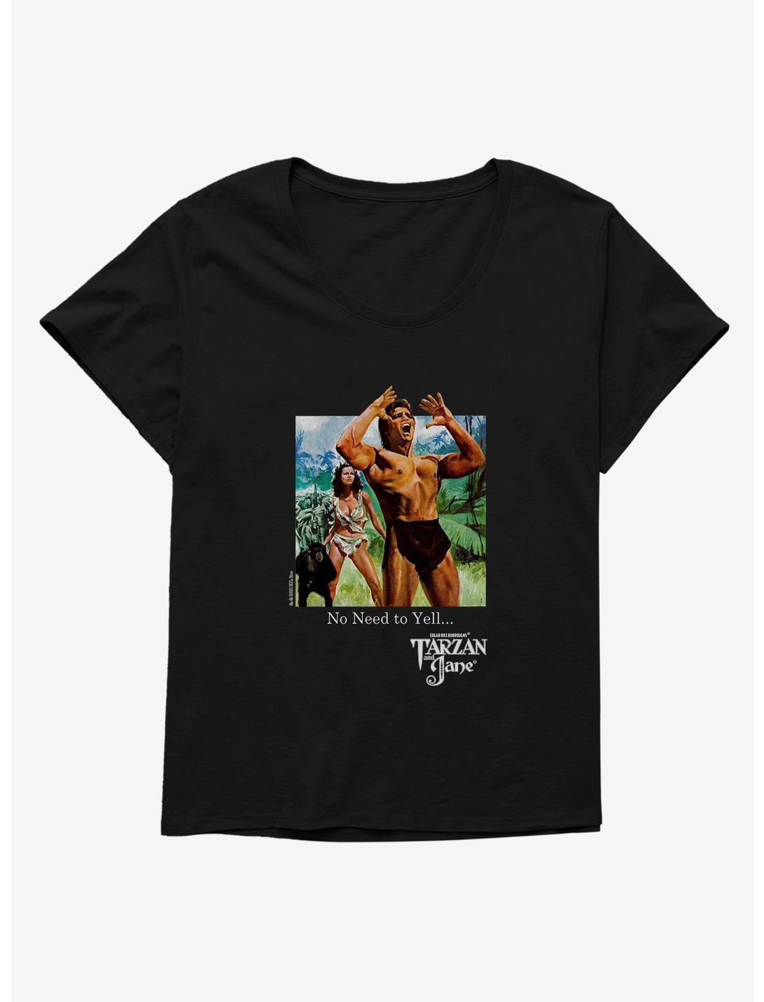 Tarzan And Jane® No Need To Yell Womens T-Shirt Plus Size, , hi-res