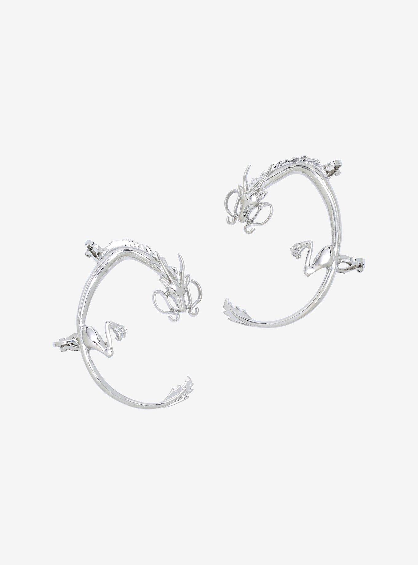 Studio Ghibli Spirited Away Haku Dragon Form Ear Cuffs - BoxLunch Exclusive, , hi-res