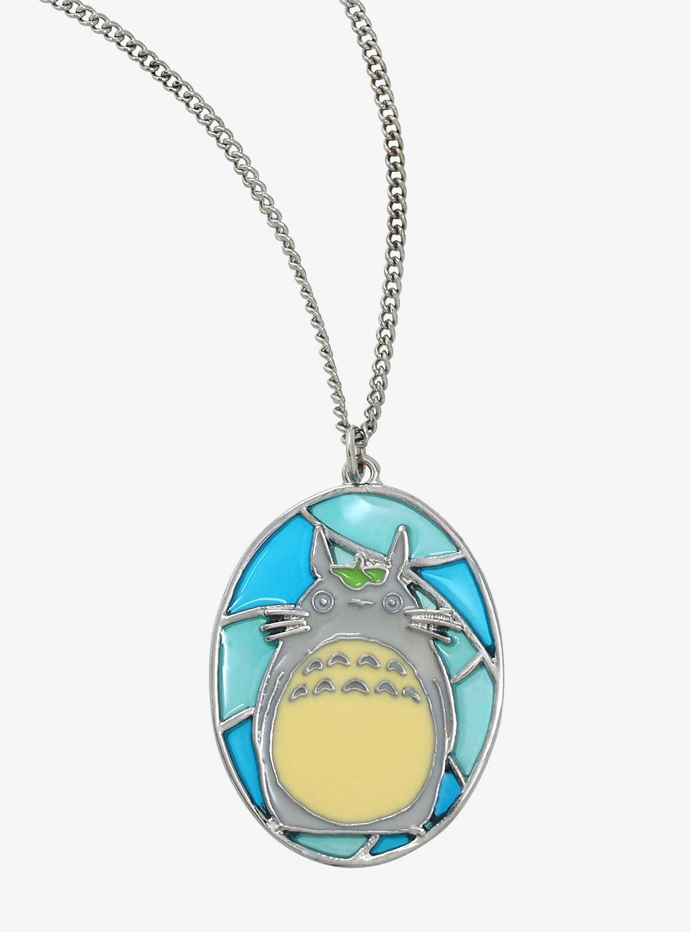 Studio Ghibli My Neighbor Totoro Totoro Stained Glass Necklace - BoxLunch Exclusive , , hi-res