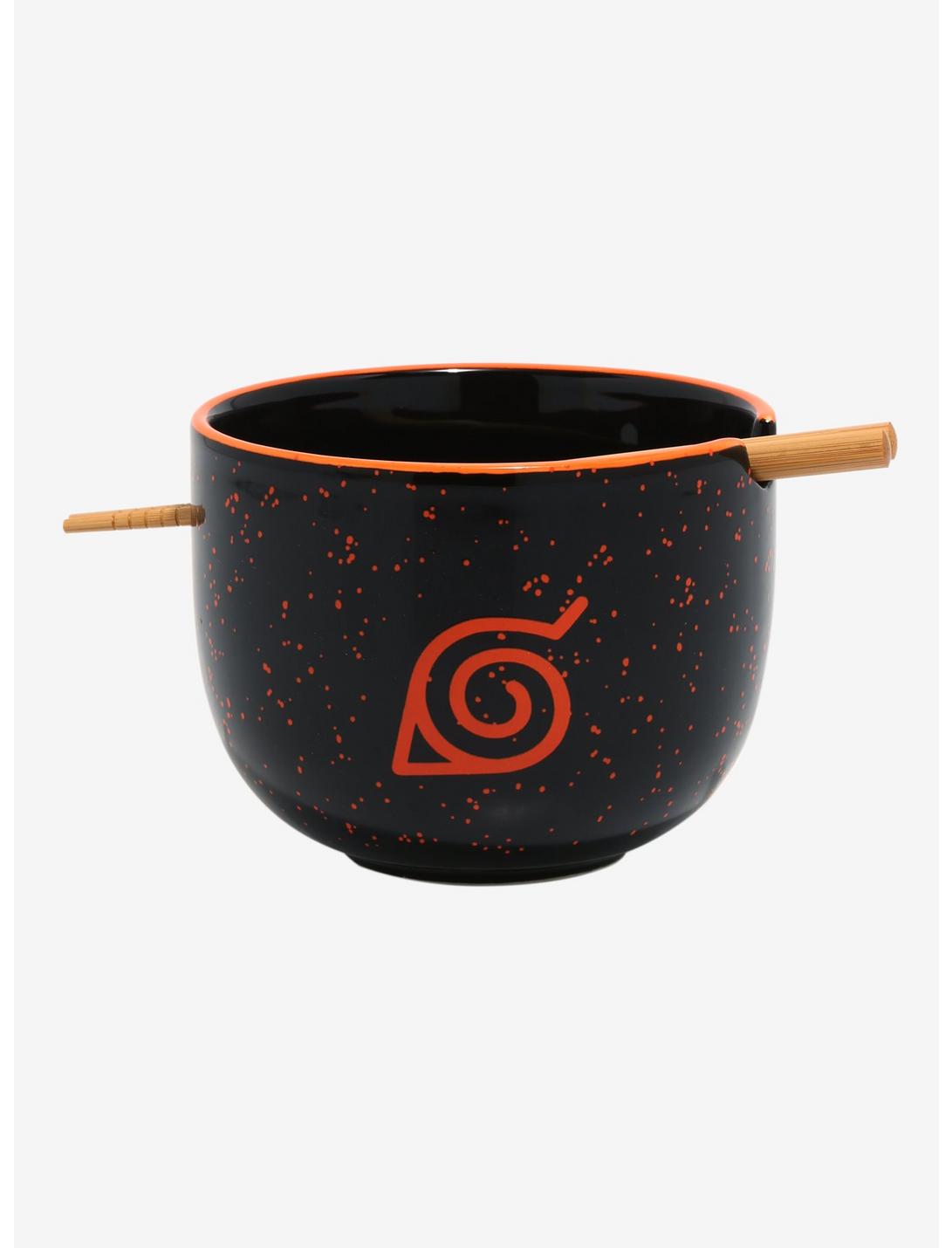Naruto Shippuden Speckled Ramen Bowl With Chopsticks, , hi-res