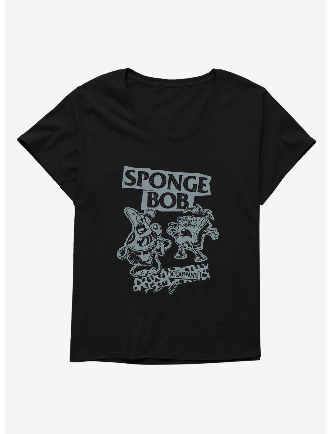 SpongeBob SquarePants Punk Band Womens T-Shirt Plus Size, , hi-res