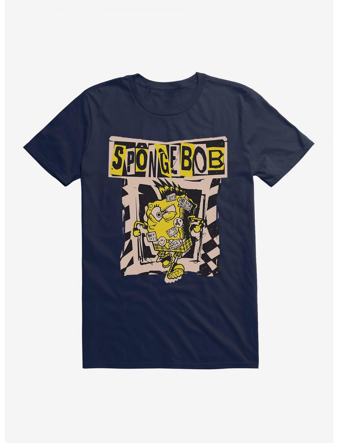SpongeBob SquarePants Punk Attitude T-Shirt, MIDNIGHT NAVY, hi-res