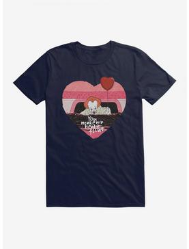 IT Heart Float T-Shirt, NAVY, hi-res