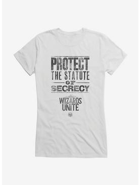 Harry Potter: Wizards Unite Statute Of Secrecy Girls T-Shirt, WHITE, hi-res