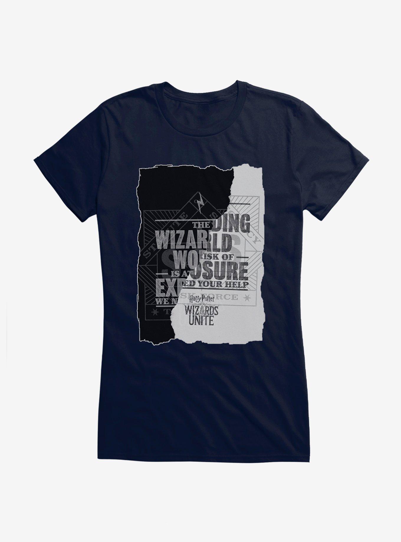 Harry Potter: Wizards Unite Torn Poster Girls T-Shirt, , hi-res