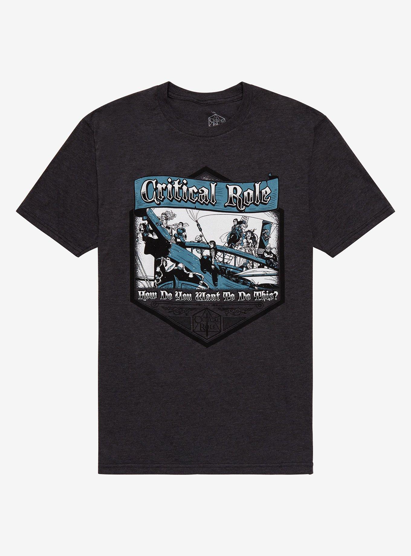 Critical Role How Do You Want To Do This? T-Shirt, HEATHER GREY, hi-res