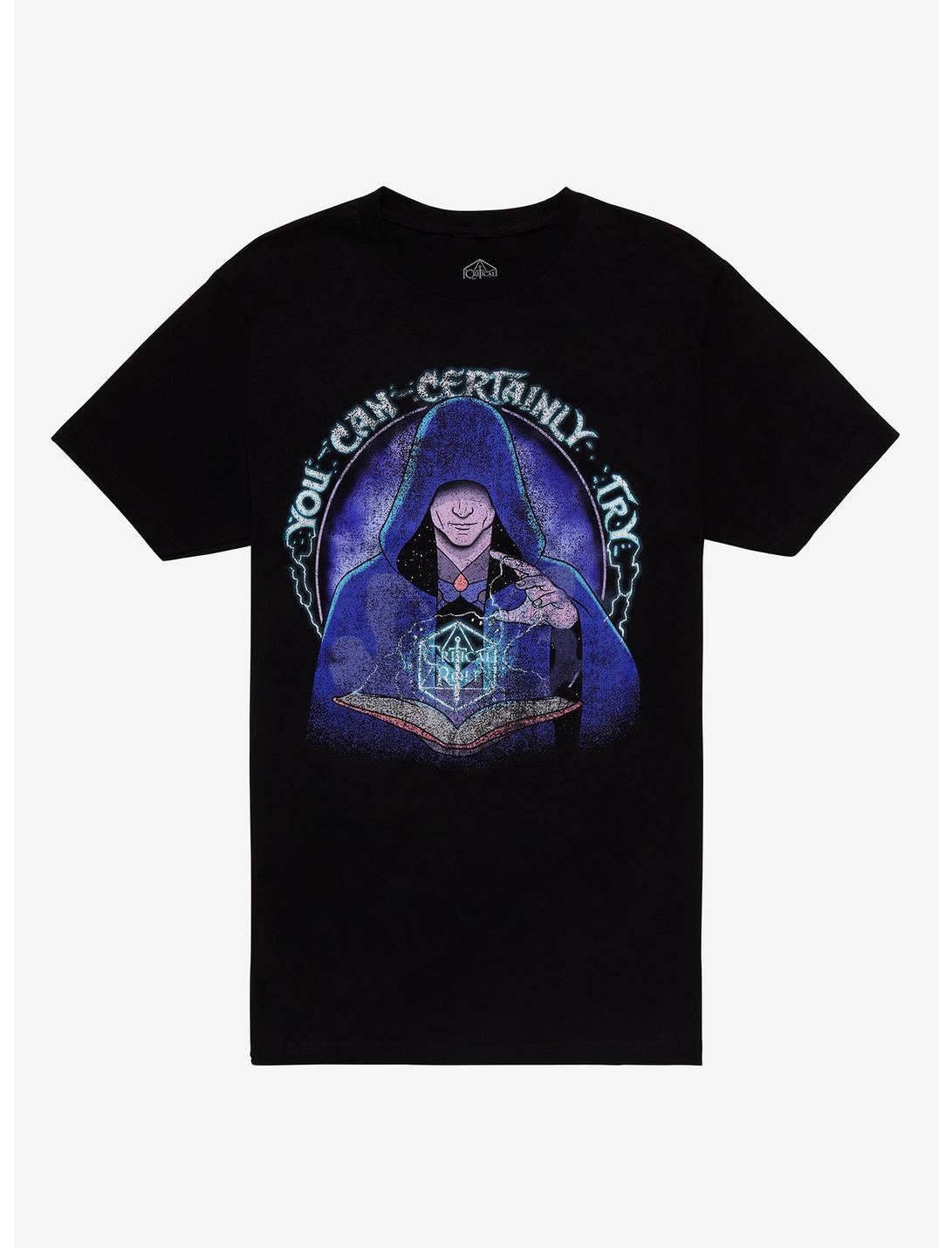 Critical Role You Can Certainly Try T-Shirt, BLACK, hi-res