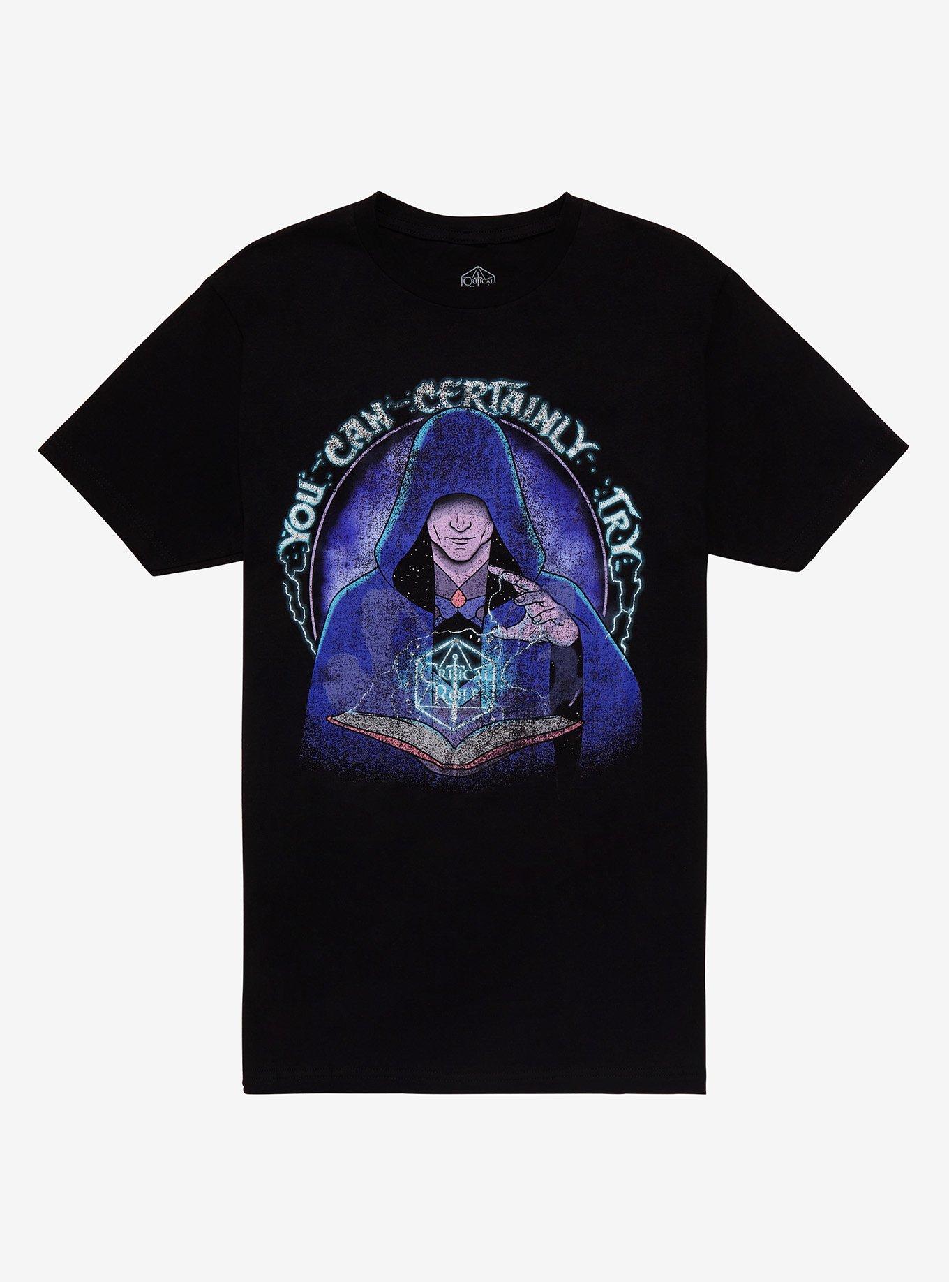 Critical Role You Can Certainly Try T-Shirt, BLACK, hi-res