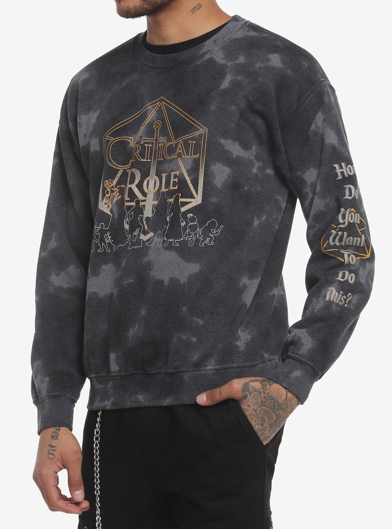 Critical Role Tie-Dye Sweatshirt, MULTI, hi-res