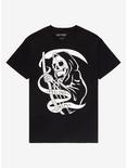 Grim Reaper Feeling Grim Boyfriend Fit Girls T-Shirt, MULTI, hi-res