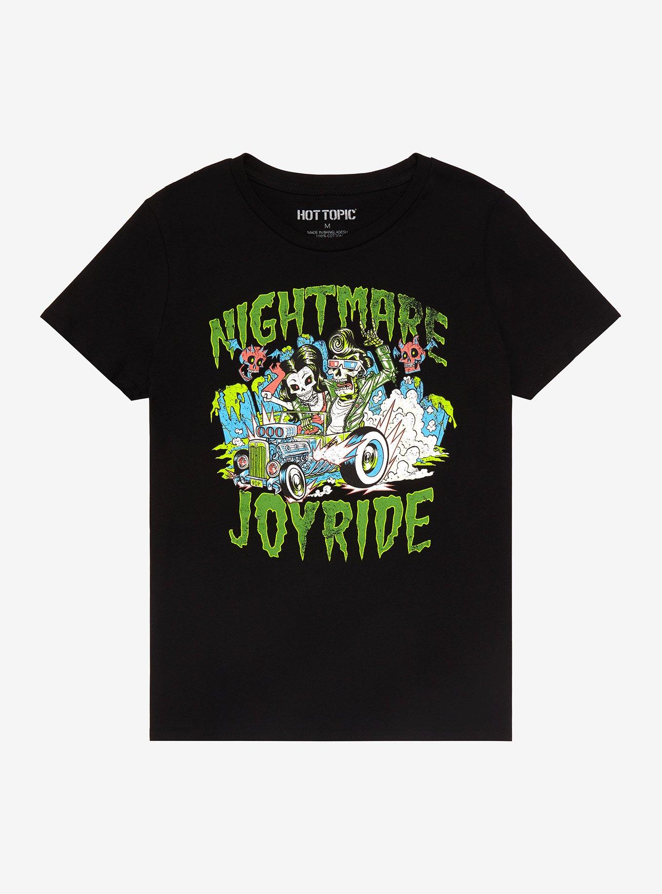 Nightmare Joyride Boyfriend Fit Girls T-Shirt, MULTI, hi-res