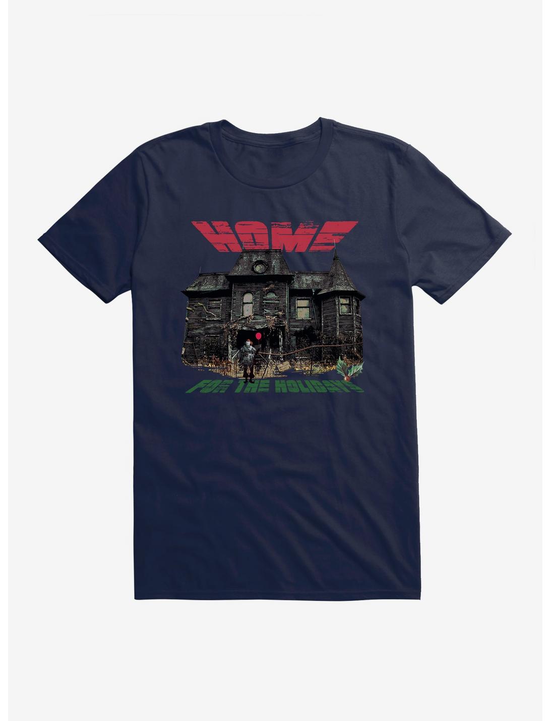 IT Home For The Holidays T-Shirt, MIDNIGHT NAVY, hi-res