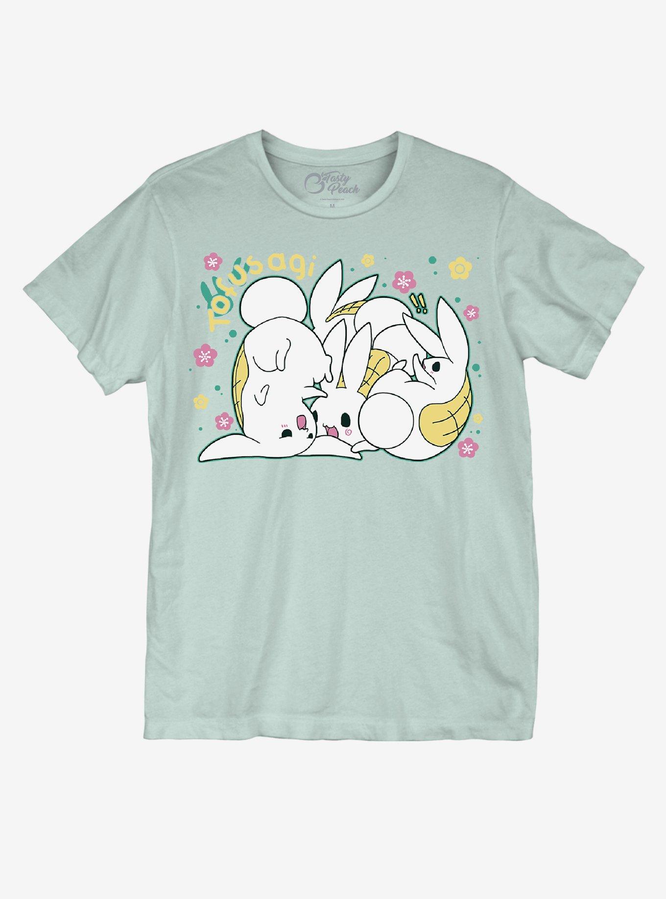 Tasty Peach Tofusagi Boyfriend Fit Girls T-Shirt, MULTI, hi-res