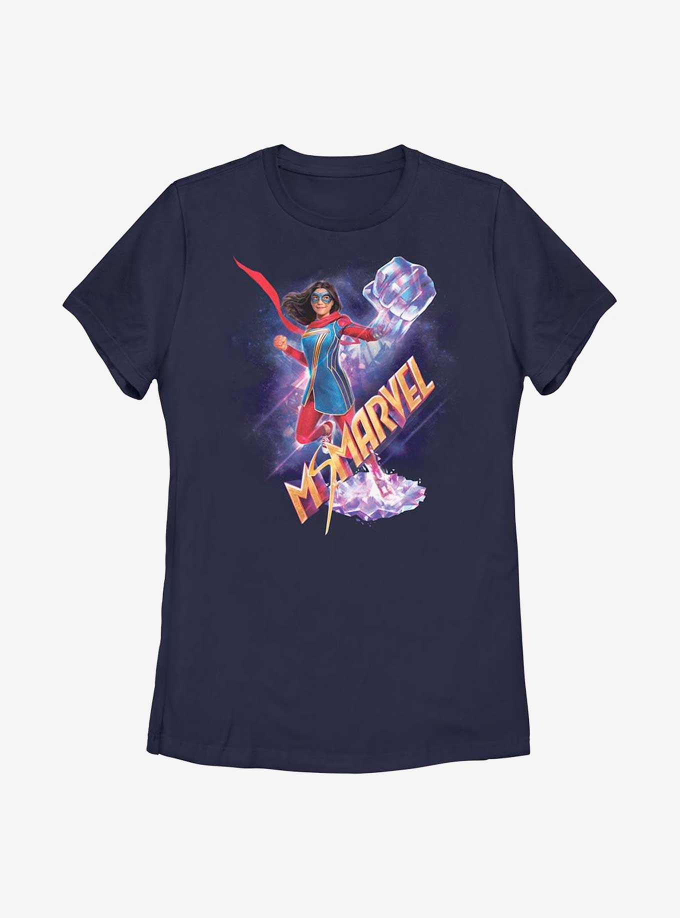 Marvel Ms. Marvel Crystal Hero Shot Womens T-Shirt, , hi-res