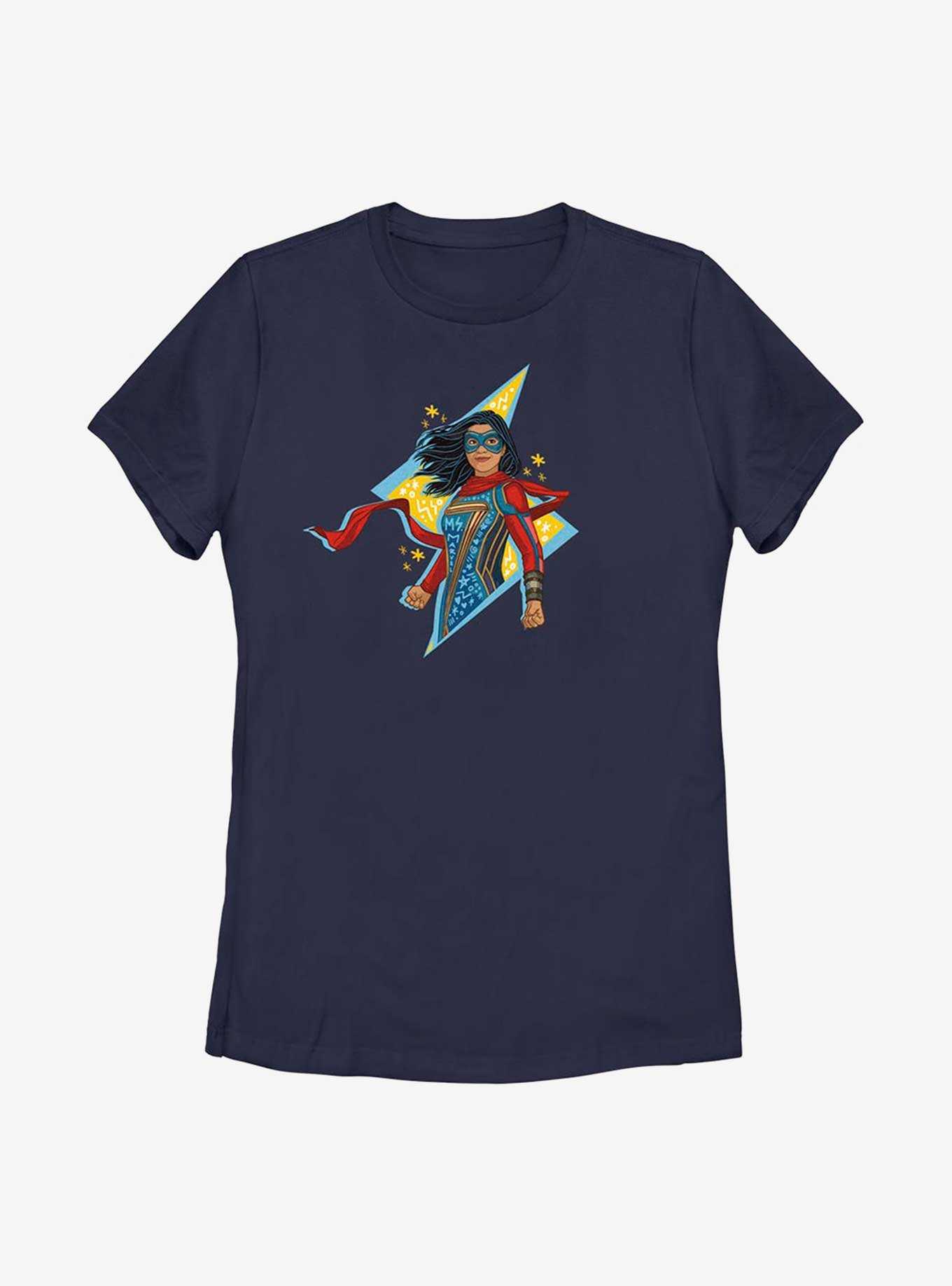Marvel Ms. Marvel Lightning Doodle Womens T-Shirt, , hi-res