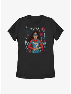 Marvel Ms. Marvel Flower Badge Womens T-Shirt, , hi-res