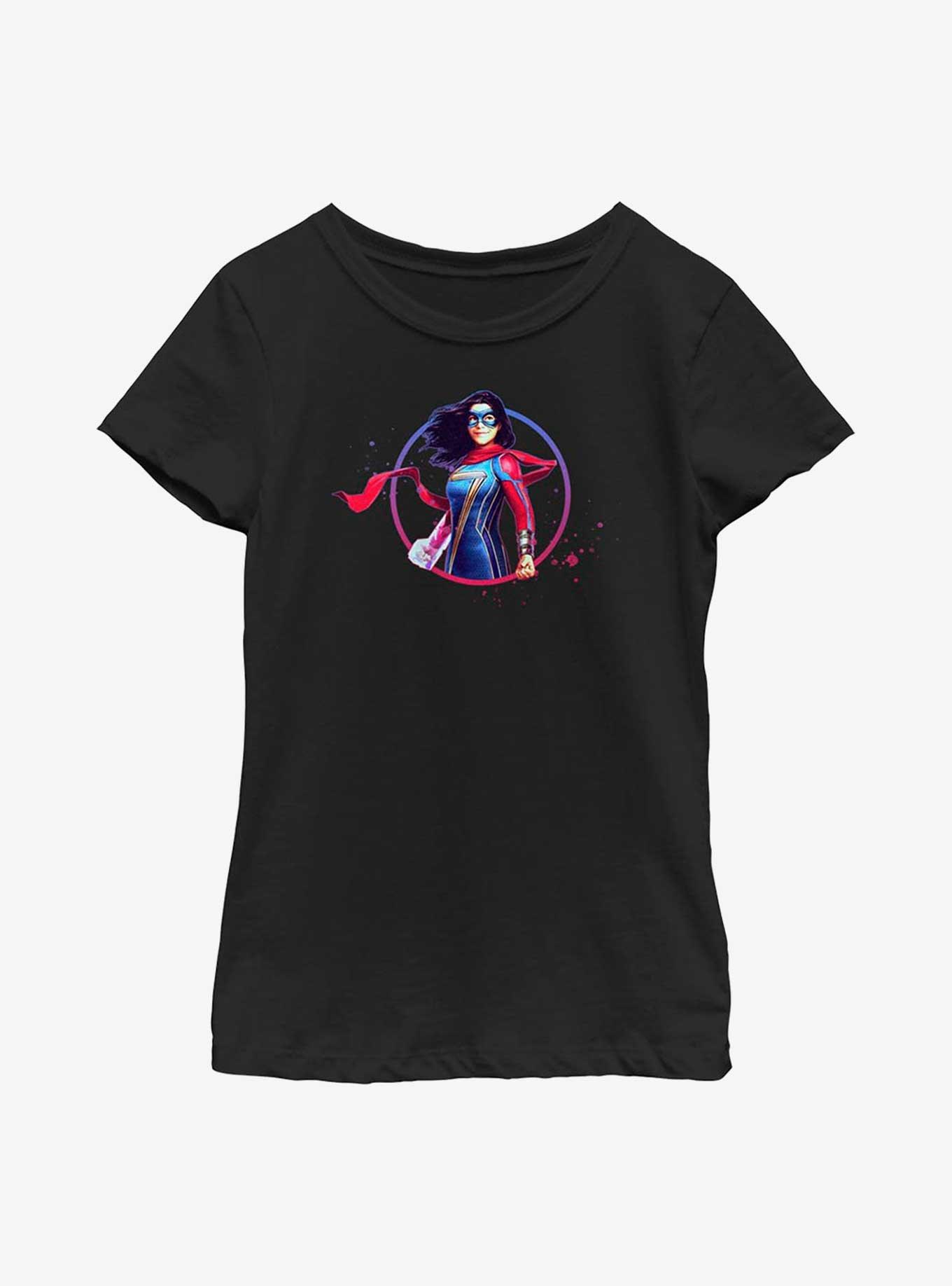 Marvel Ms. Marvel Hero Shot Youth Girls T-Shirt, , hi-res