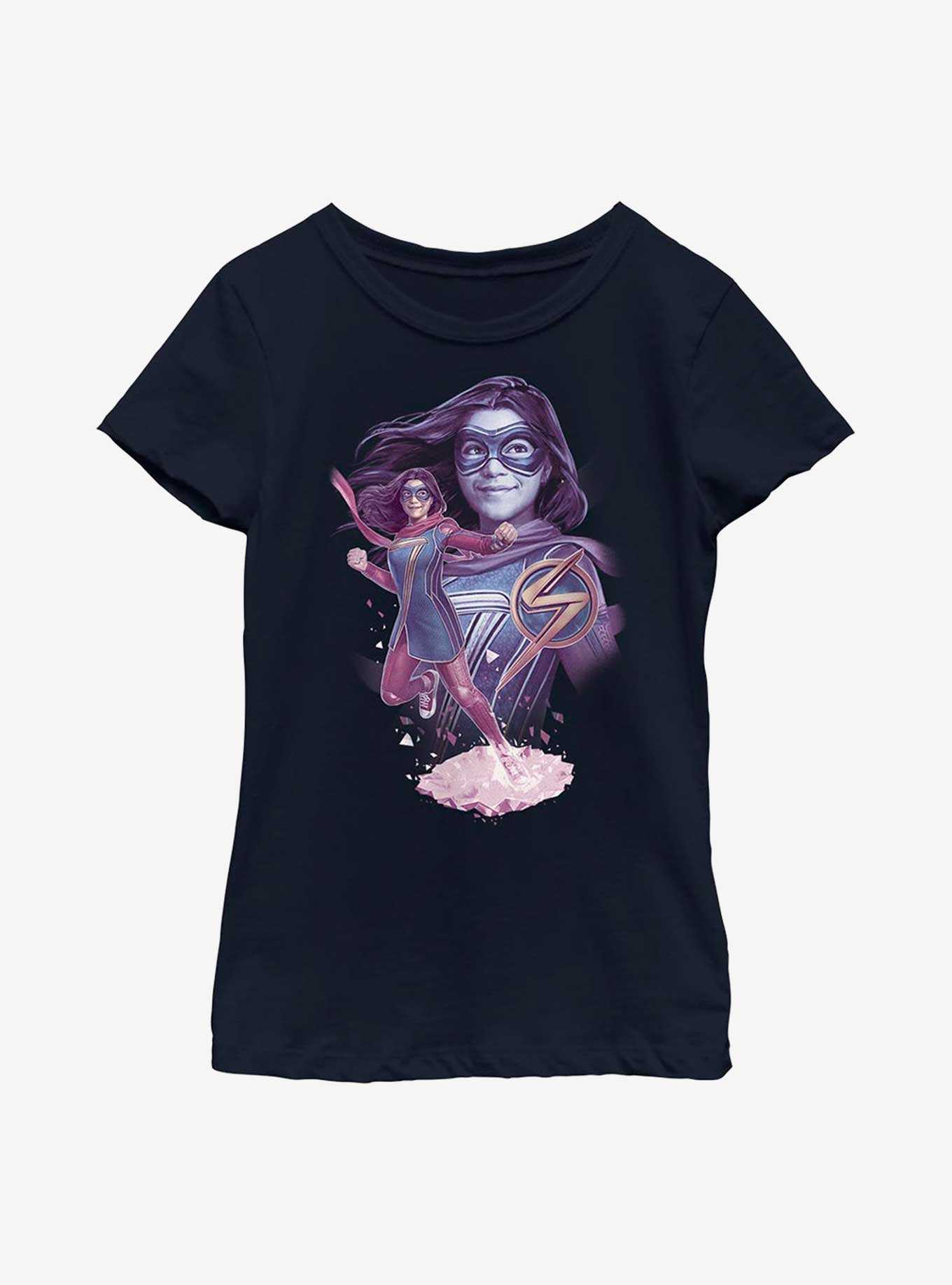 Marvel Ms. Marvel House Of Mirrors Youth Girls T-Shirt, , hi-res