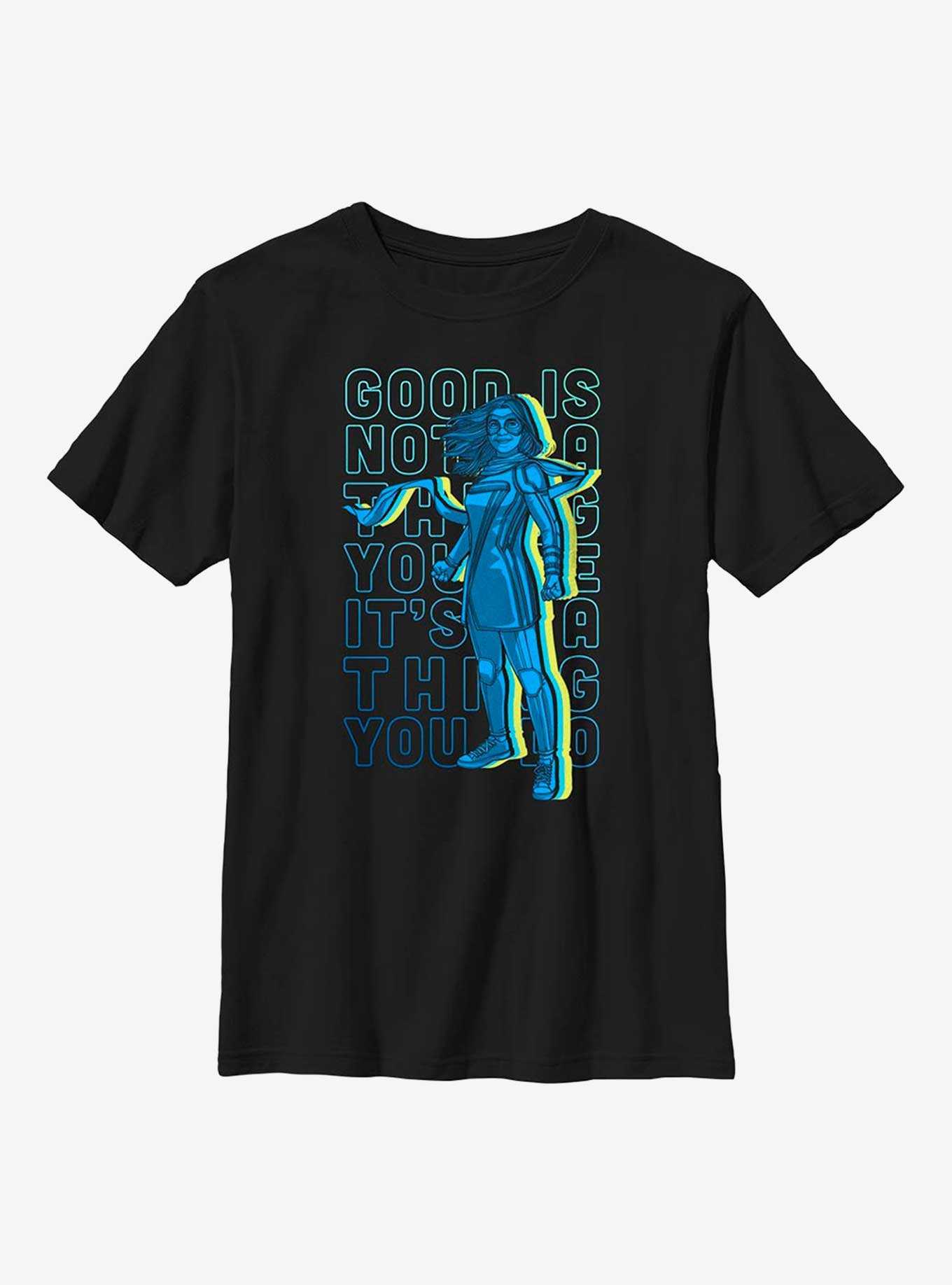 Marvel Ms. Marvel Do Good Stack Youth T-Shirt, , hi-res